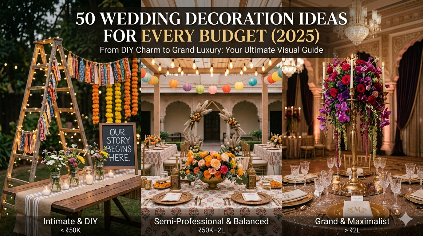 50 Wedding Decoration Ideas for Every Budget