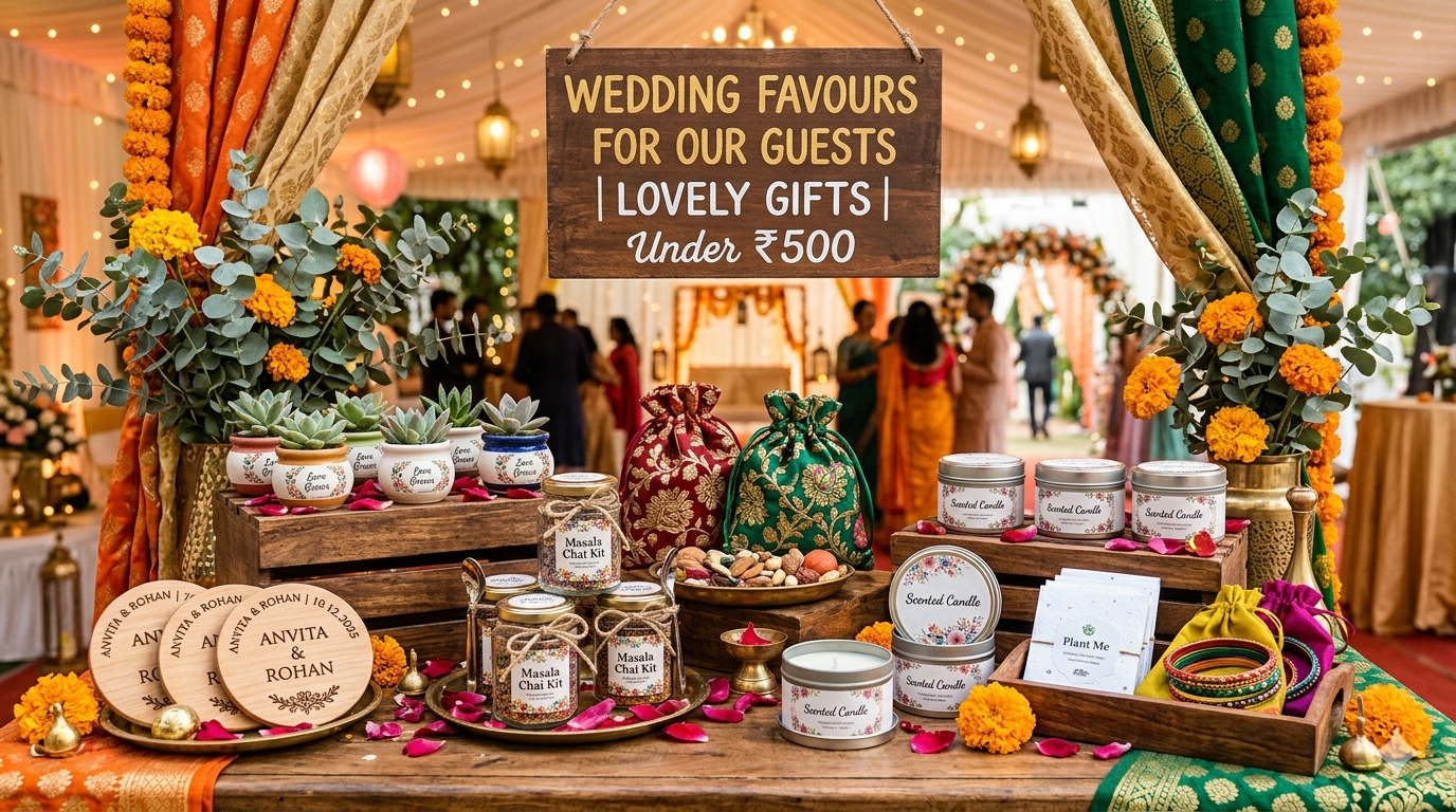 Best Wedding Guest Gift Ideas Under ₹500 (Favours Guests Love)
