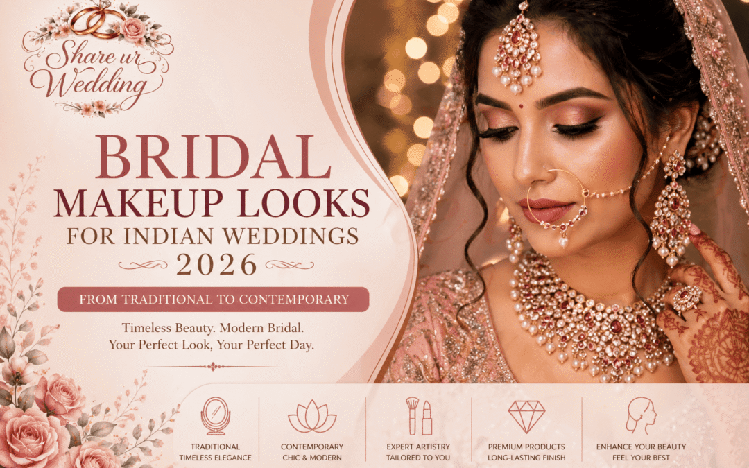 Bridal Makeup Looks for Indian Weddings 2026 – Traditional to Contemporary Styles