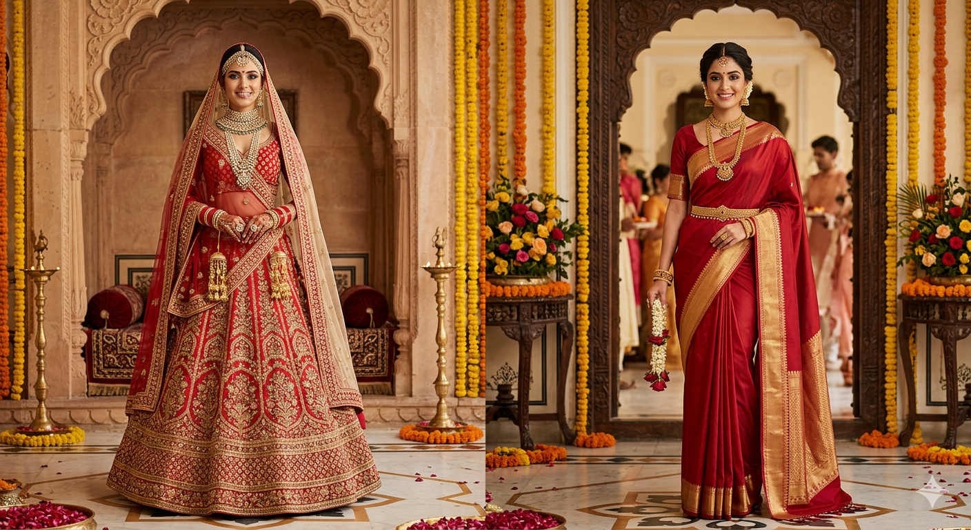 Bridal Lehenga vs Saree: Which is Right for Your Wedding?