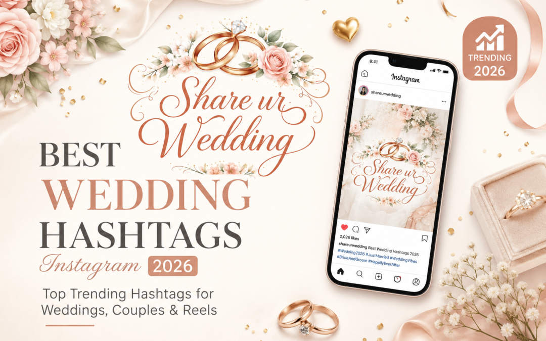 Best Wedding Hashtags for Instagram & Social Media 2026: The Ultimate Guide for Indian Couples